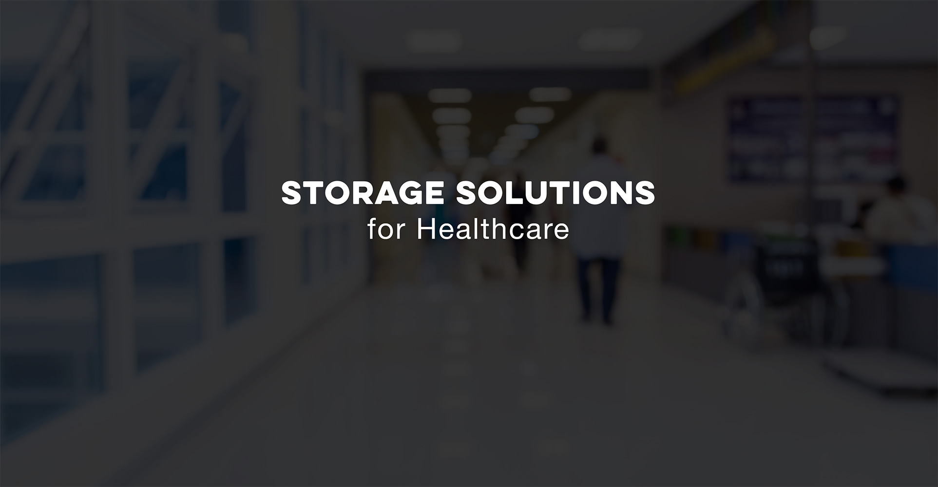 Medical Storage Sign Healthcare Storage Brochure
